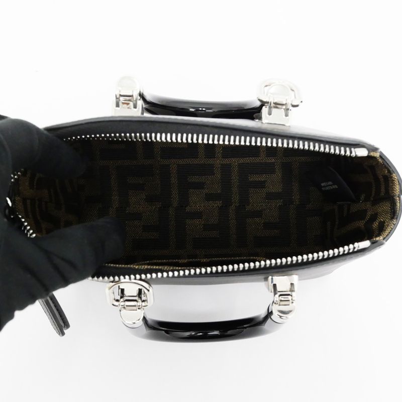 Fendi By The Way Mini 8 Bs067 ABVL F1 L2 Z Black Hand Shoulder Bag — view 6