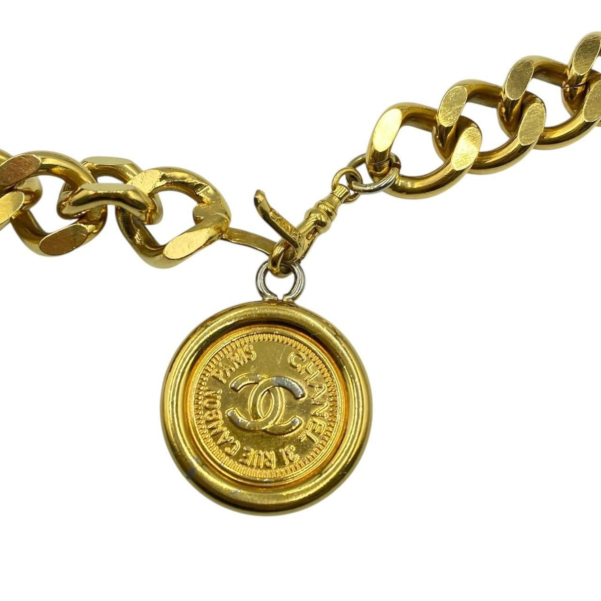 Chanel Belt CC Logo Coin Gold — view 3
