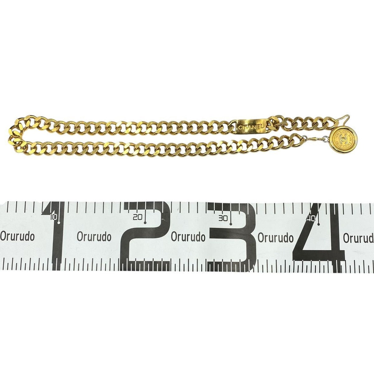 Chanel Belt CC Logo Coin Gold — view 7