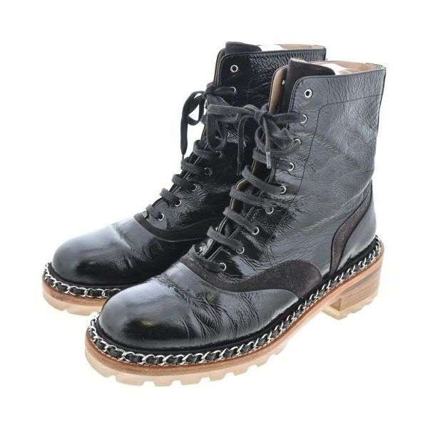 Chanel Boots Black