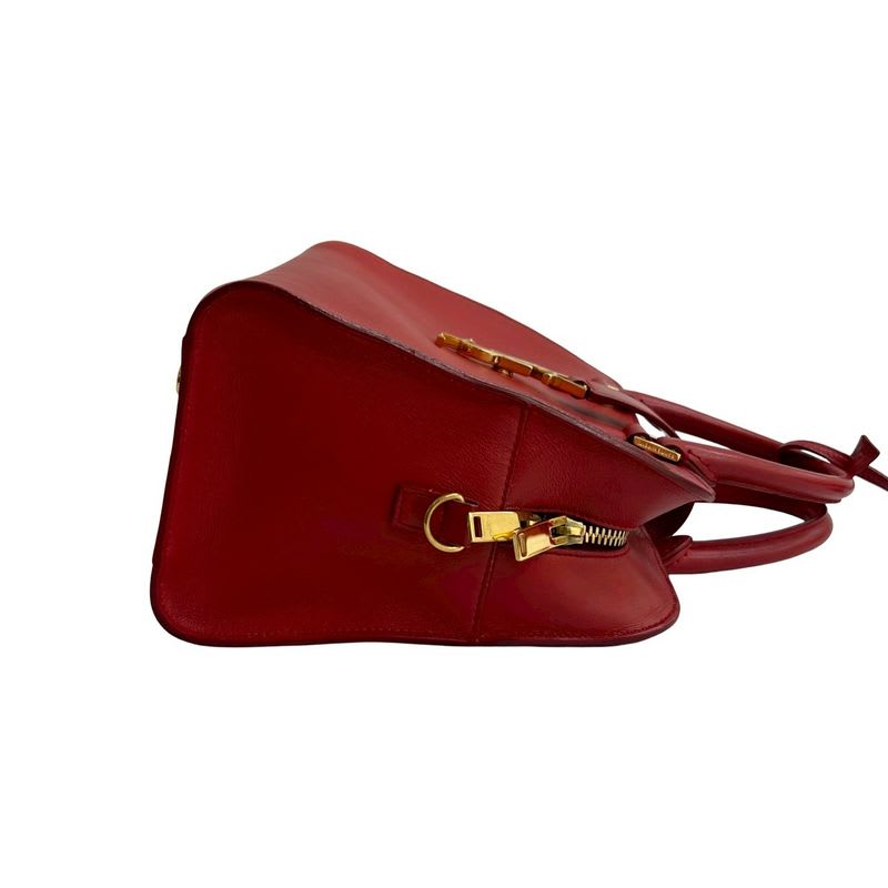 Saint Laurent Paris Baby Cabas YSL Logo Hardware Leather 2-Way Handbag — view 7