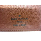 Louis Vuitton Notebook Cover Monogram Agenda Poche Brown Leather — view 2