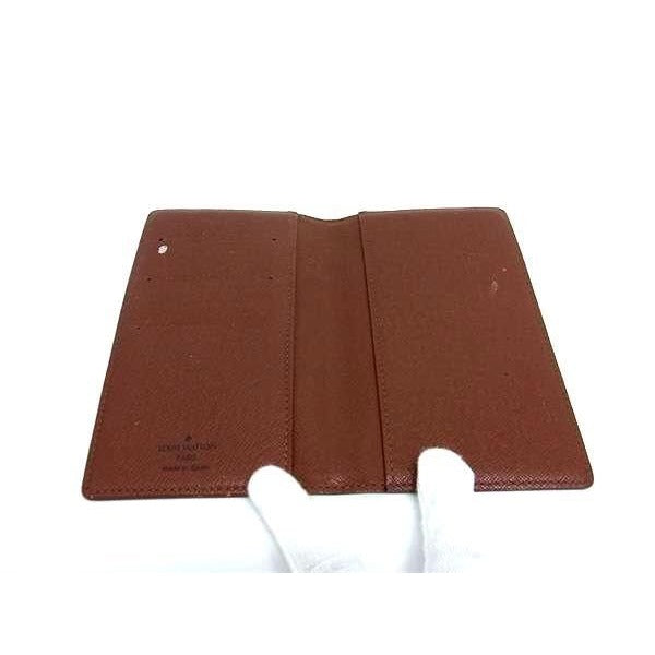 Louis Vuitton Notebook Cover Monogram Agenda Poche Brown Leather — view 4