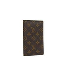 Louis Vuitton Notebook Cover Monogram Agenda Poche Brown Leather