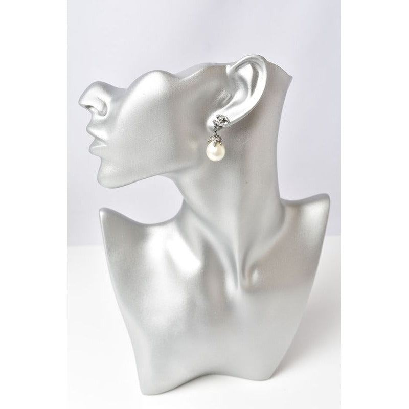 Chanel Pearl Motif Coco Rhinestone Silver — view 2