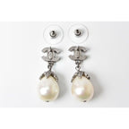 Chanel Pearl Motif Coco Rhinestone Silver — view 4