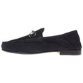 Gucci Horsebit Loafer Leather Loafers Low Cut Shoes Black