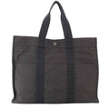 Hermes Her Line Tote GM Canvas Gray Silver Herline