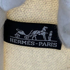 Hermes Bora Canvas Hand Tote White Purple — view 9
