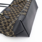 Gucci Ophidia Tote Black GG Jacquard Denim — view 7
