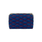 Louis Vuitton Maltage Quilted Denim Turnlock Chain Shoulder Bag Blue — view 3