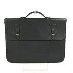 Hermes Business Bag Cerviette Leather Black