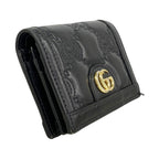 Gucci Wallet GG Matelasse Leather Black Gold — view 2