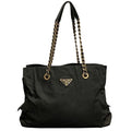 Prada Tessuto Nylon Chain Shoulder Bag