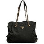Prada Tessuto Nylon Chain Shoulder Bag
