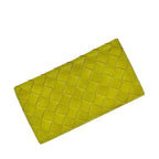 Bottega Veneta Bifold Long Wallet Yellow Cassette