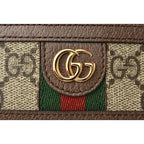 Gucci Card Case Business Holder Beige Brown 96 iwg — view 4