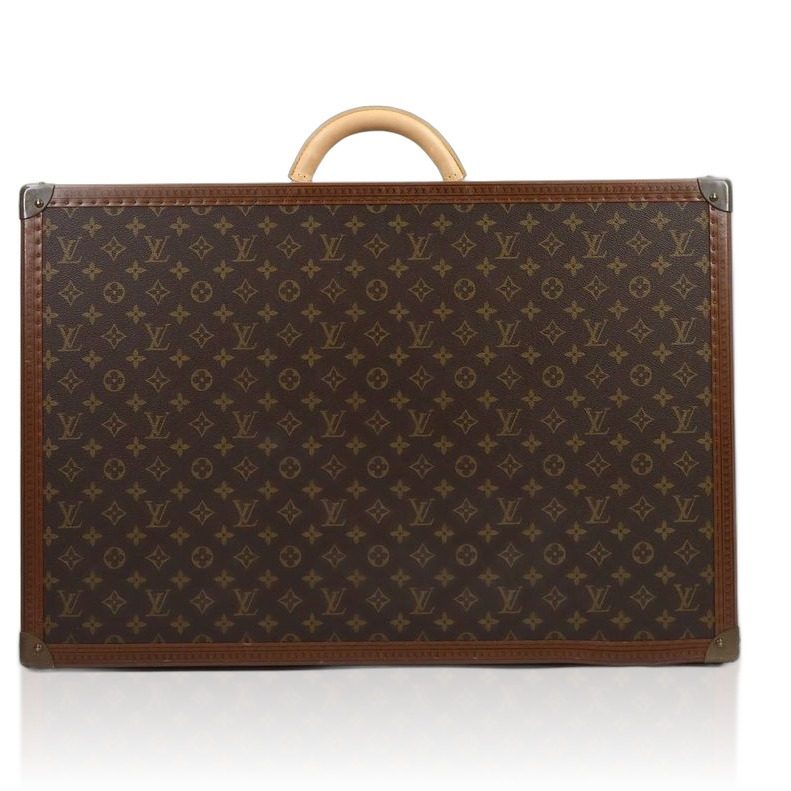 Louis Vuitton Monogram Alzer 65 Trunk Case Bag Brown