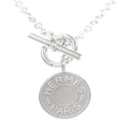 Hermes Necklace Amulet Serie Pendant Silver AG 925 40 cm