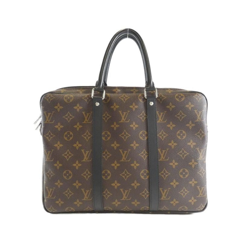 Louis Vuitton Monogram Macassar Porte Documan Voyage PM Bag — view 2