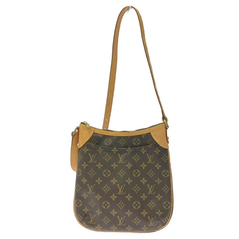 Louis Vuitton Monogram Odeon PM Shoulder Bag Brown
