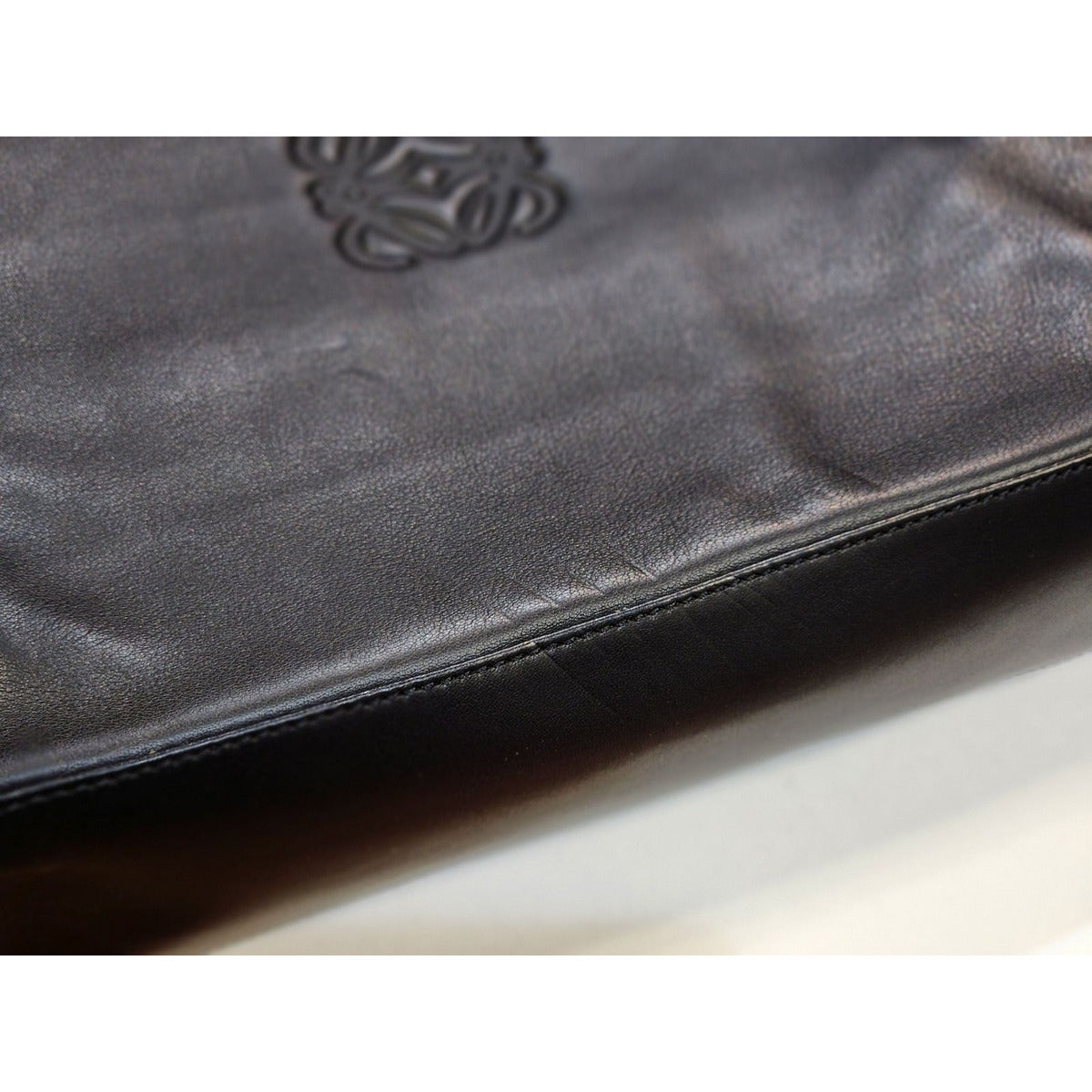 Loewe Anagram Leather Clutch Second — view 6