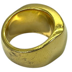 Celine Triomphe Ring Accessories Jewelry Logo GP Gold Size 54 — view 8