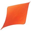 Hermes Pleated Carre Scarf None Monochrome Orange New Vintage
