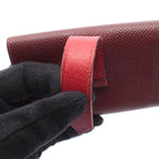 Hermes Key Case Bearn Rouge Ash Casac Leather Calf Holder Bold Red — view 7
