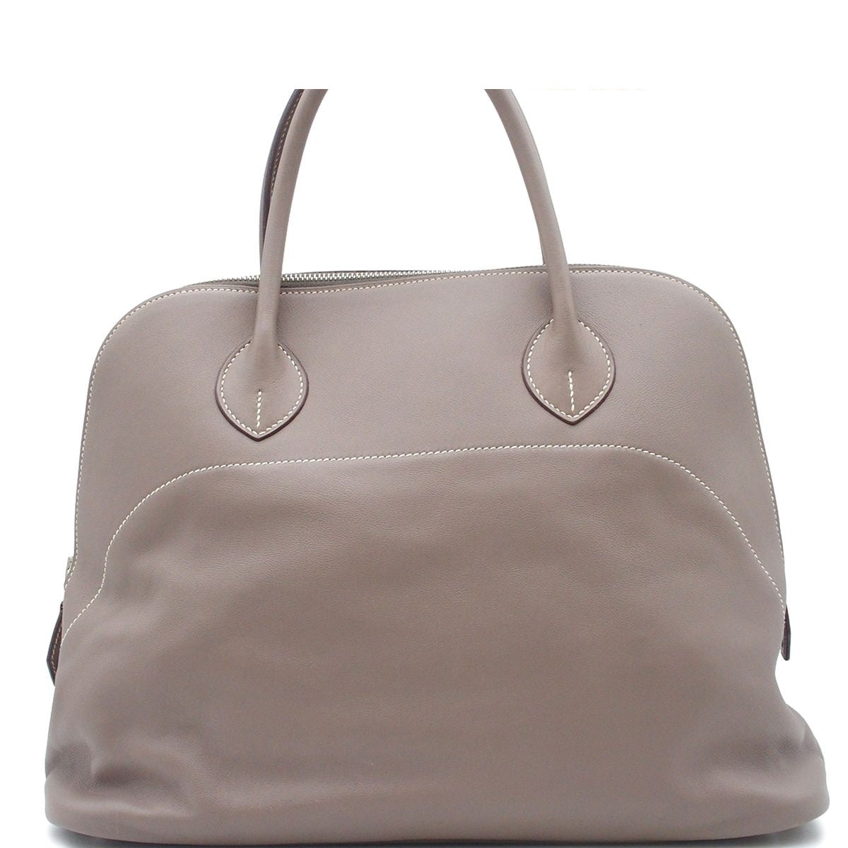Hermes Bolide Rela 35 Etain Silver Sikkim Handbag