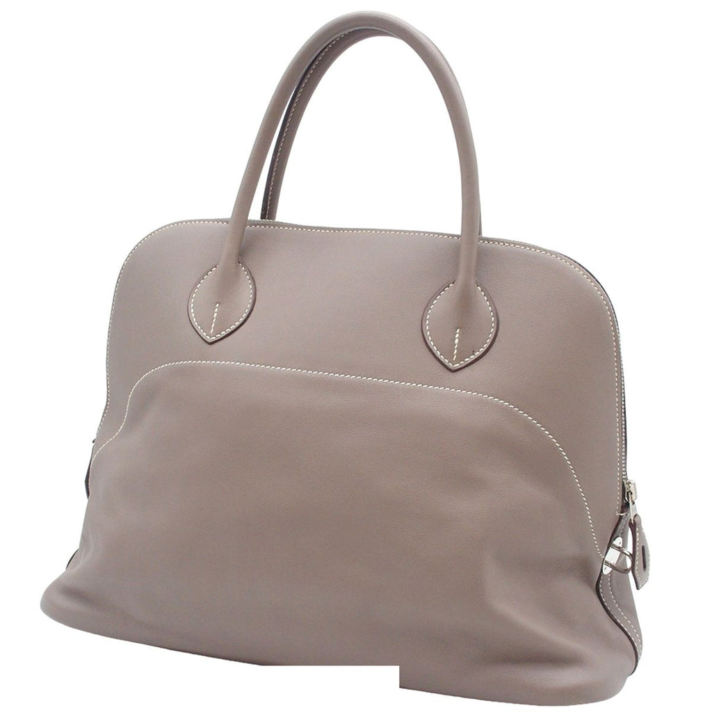 Hermes Bolide Rela 35 Etain Silver Sikkim Handbag — view 2