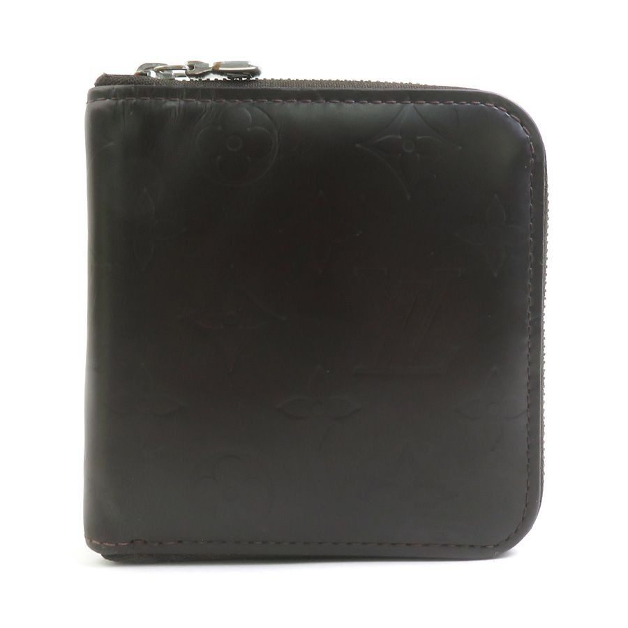 Louis Vuitton Bifold Wallet Monogram Glace Porte Billets Mone Zip