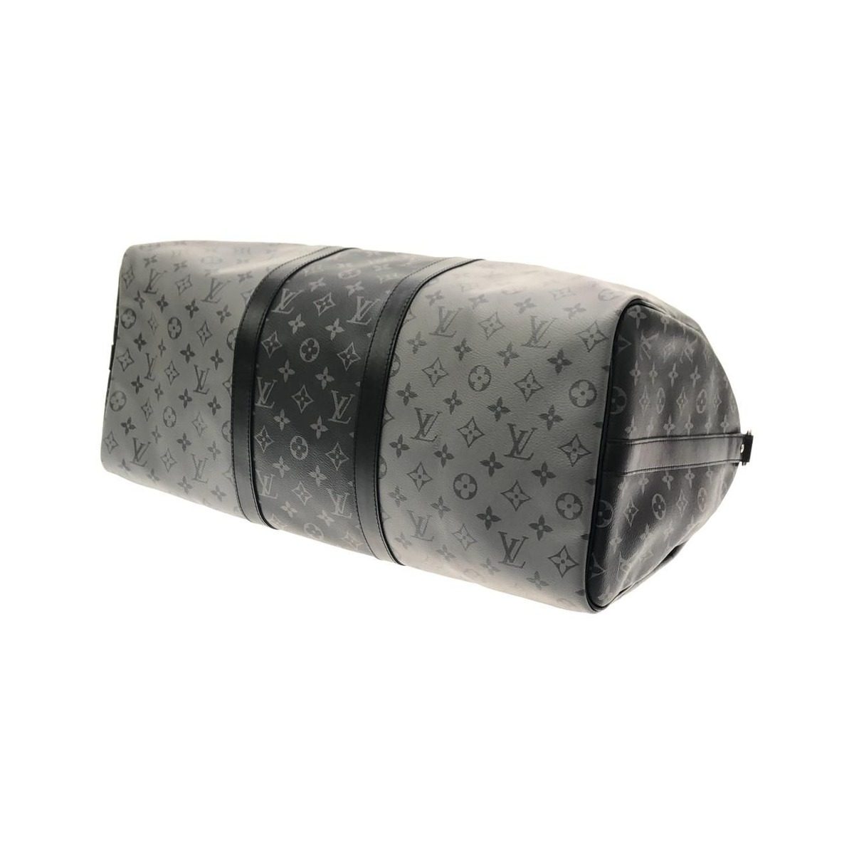 Louis Vuitton Monogram Eclipse Reverse Keepall Bandouliere Boston Bag — view 2