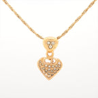 Christian Dior CD Logo Necklace GP With Rhinestones — view 2