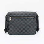 Louis Vuitton District PM Damier Graphite Shoulder Bag Black — view 3