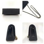 Chanel Diana Quilted Chain Shoulder Bag Black — view 4