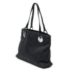 Gucci Eclipse Tote Black GG Canvas — view 2