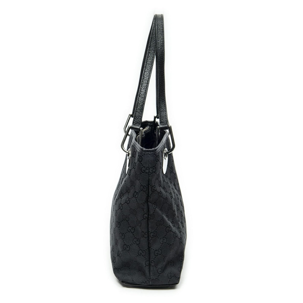 Gucci Eclipse Tote Black GG Canvas — view 4