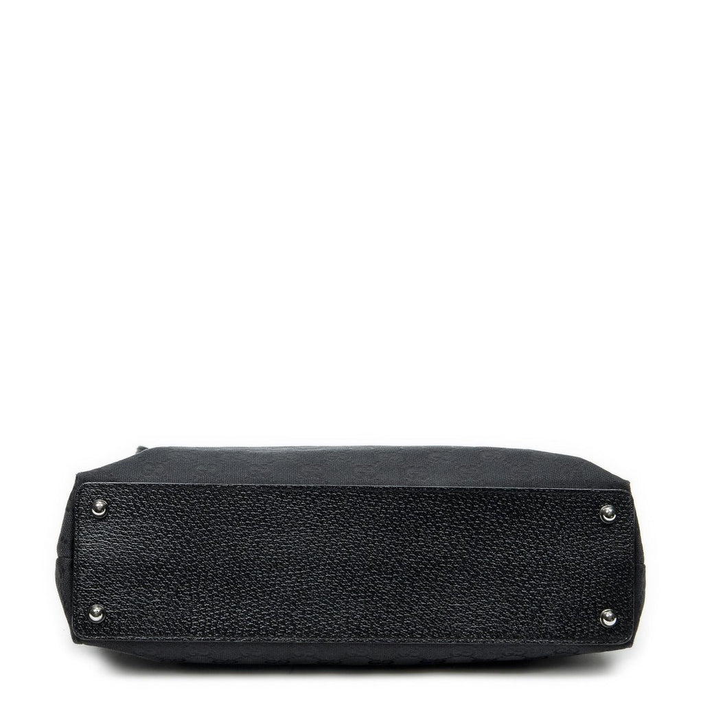 Gucci Eclipse Tote Black GG Canvas — view 6