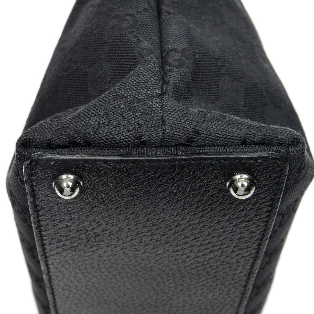 Gucci Eclipse Tote Black GG Canvas — view 7