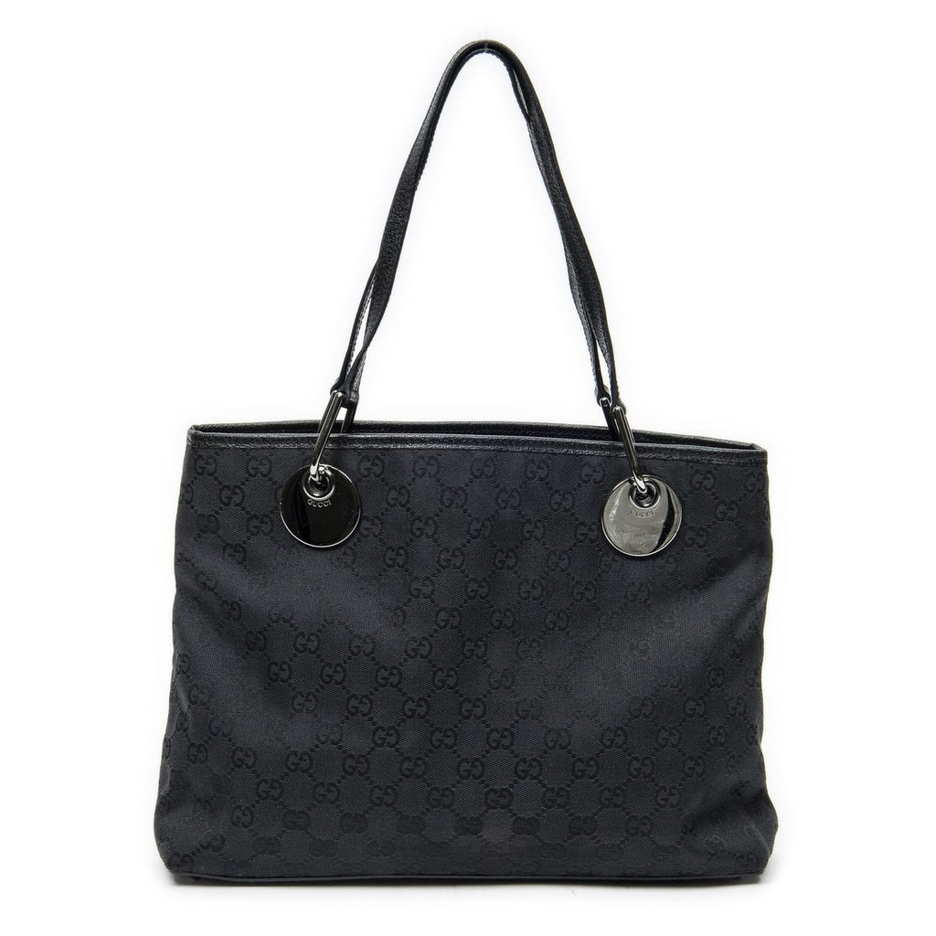 Gucci Eclipse Tote Black GG Canvas