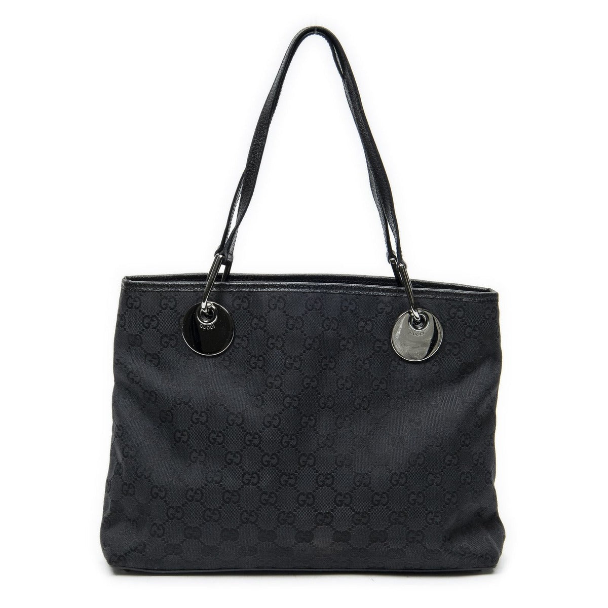 Gucci Eclipse Tote Black GG Canvas
