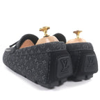 Louis Vuitton LV Driver Line Moccasins Monogram Denim Slip on Driving — view 4