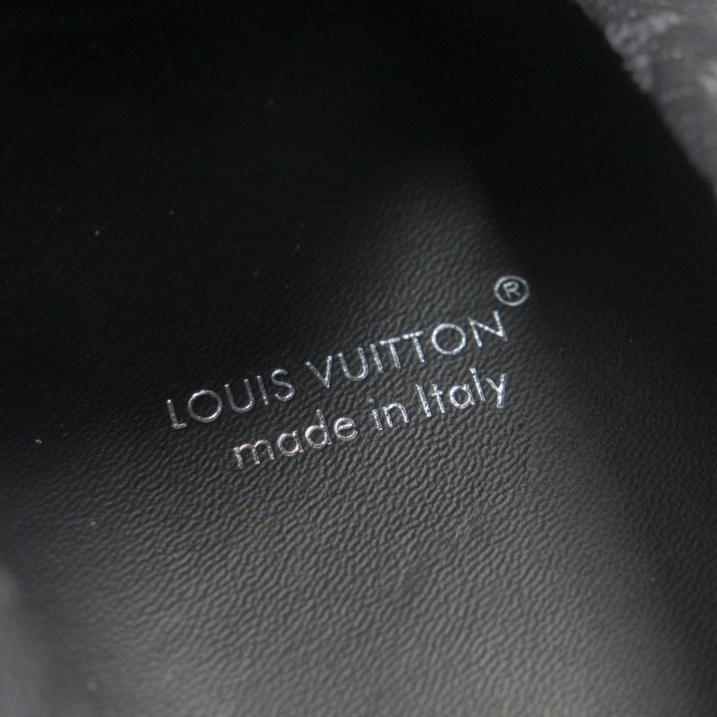 Louis Vuitton LV Driver Line Moccasins Monogram Denim Slip on Driving — view 7