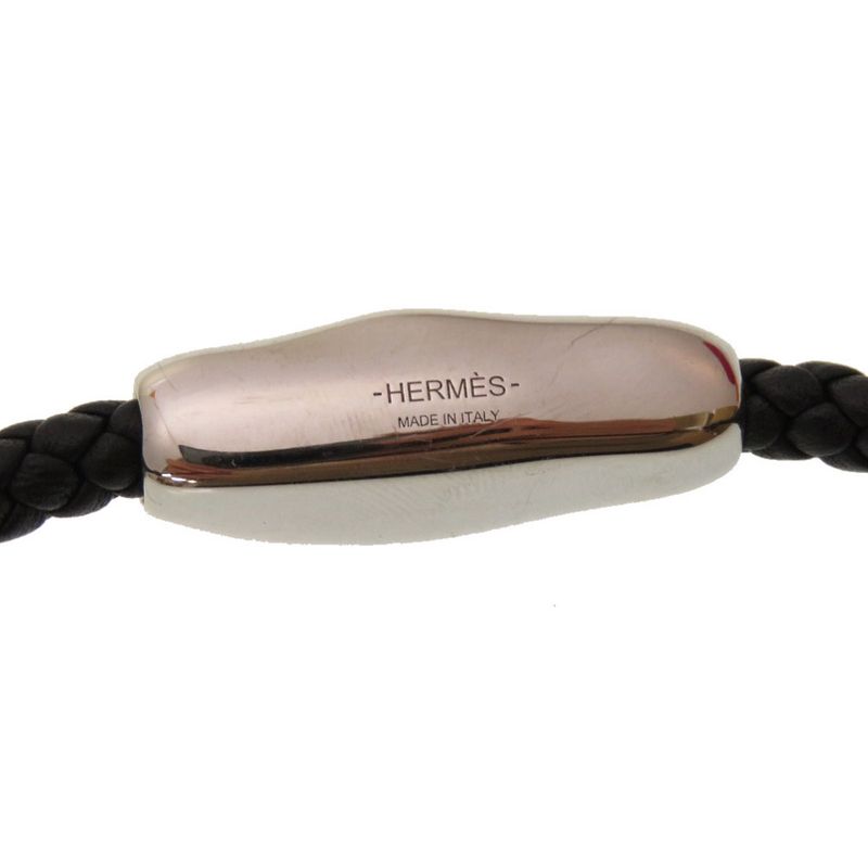 Hermes Wave Double Tour Dubreuil Vosuft Black Bracelet Accessory 0044 — view 4