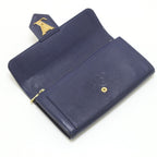 Louis Vuitton Bifold Long Wallet Portefeuille Lock Me Navy — view 4