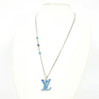 Louis Vuitton Pendant LV Pumpkin Necklace Bleu — view 5
