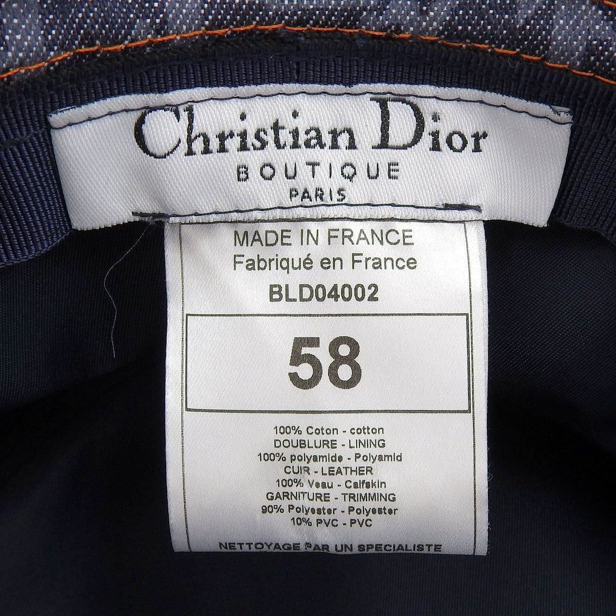 Christian Dior Vintage 100% Cotton Trotter — view 8