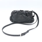 Louis Vuitton Noir Black Mahina Leather Scala Mini Shoulder Bag