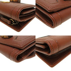 Gucci Diana Medium Leather Brown Trifold Wallet 0024 — view 7